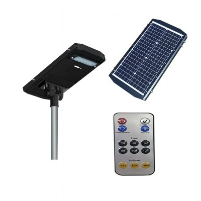 Led Luminaires Strong Housing All In One 40W Outdoor Integrated Solar Led Street Light for Project